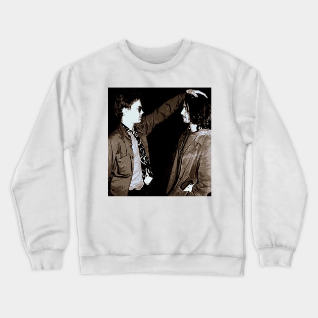 keanu reeves river phoenix Crewneck Sweatshirt by oryan80